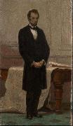 Portrait of Abraham Lincoln by the Boston artist William Morris Hunt,